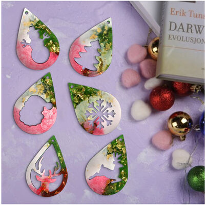 Source DIY Crystal Drop Glue Mold Christmas Tree Christmas Series Listing Silicone Mold Spot Wholesale