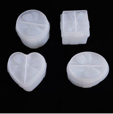 DIY Crystal Dropping Glue Mold Bow Storage Box Christmas Gift Box Decorative Ornament Silicone Mold