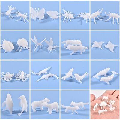 DIY Crystal Dropper Mold Making Dropper Filling Material Mini 3D Animal Model