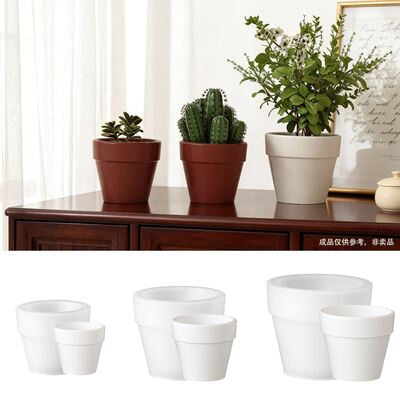 Nordic Minimalist Circular Large-diameter Flowerpot Silicone Mold DIY Creative Succulent Green Plant Potted Plant Cement Gypsum Mold