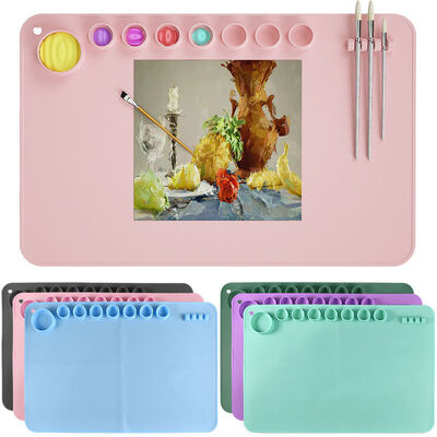 Silicone Oil Painting Pad, Children's DIY Clay Tool Art Pad, Graffiti Board Pad, Cross-border Popular Item
