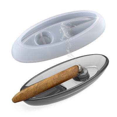 DIY Crystal Dropper Mold Irregular Cigar Ashtray Brush Ornament Silicone Mold Wholesale