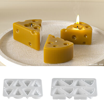 Aromatherapy Gypsum Candle Ornament Dropper Mold DIY Eight Chain Cheese Candle Jewelry Silicone Mold