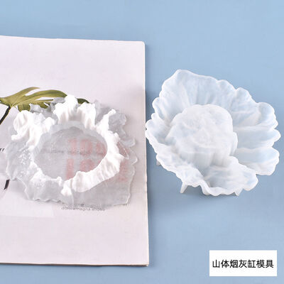 DIY Crystal Dropper Mold Self-made Creative Mountain Ashtray Silicone Mold Manufacturer Direct Sales