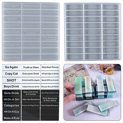DIY Crystal Dropping Glue Mold, Stacking Music Building Blocks, Character Cards, Sincere Words, Big Adventure, Drawing Cards, Silicone Mold