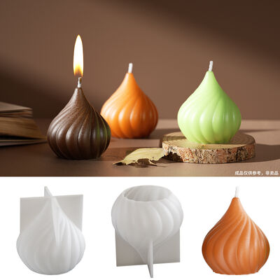 DIY Garlic Head Candle Ornament Silicone Mold Aromatherapy Gypsum Resin Mirror Onion Head Dropping Mold