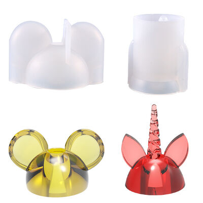 DIY Crystal Dropper Mold, Three-dimensional Straw Decoration, Fun Play, Table Decoration, Silicone Mold Wholesale
