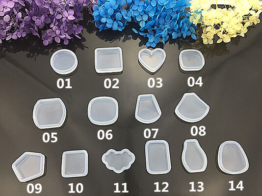 Rectangular, Square, Circular Crystal, Silicone Mold, Fetal Hair Pendant, DIY Crystal Dropper, Handmade Jewelry Mold
