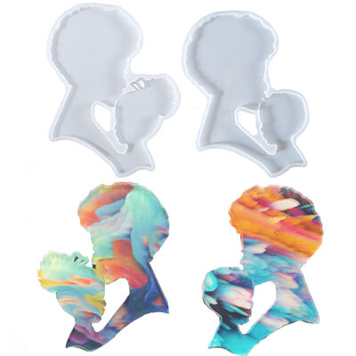 DIY Crystal Dropper Mold For Kissing Forehead, Coaster, Silicone Mold Recommended By Amazon Hotline