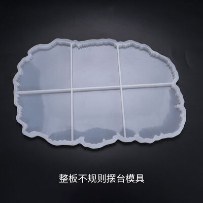 DIY Crystal Dropper Mold Irregular Table Wave Coaster Handmade Jewelry Table Silicone Mold