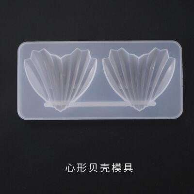 DIY Crystal Dropper Mold, Ocean Series Shell Mold, Heart-shaped Shell Mirror Silicone Mold
