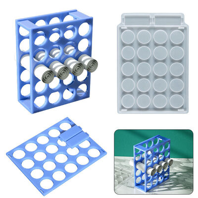 DIY Crystal Dropper 20 Grid Calligraphy And Painting Bracket Acrylic Sheet Vinyl Roll Storage Rack Silicone Mold