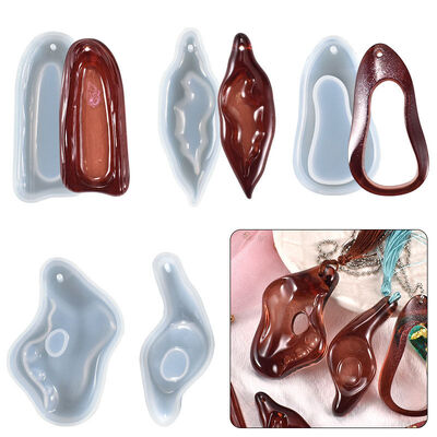 DIY Crystal Dropper Mold, Shaped Retro Pendant Necklace Pendant Jewelry, Silicone Mold, Spot Wholesale