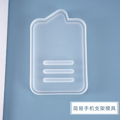 DIY Crystal Epoxy Mold, Mobile Phone Stand, Simple Table Decoration, Decorative Silicone Mold, Wholesale