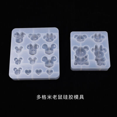 DIY Crystal Epoxy Mold, Small Mouse And Bear Pendant, Full-plate Wax Seal Silicone Mold