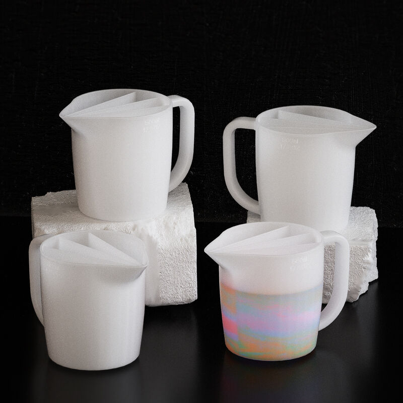 DIY silicone color grading cup, drip dispensing, grid mixing, color ...