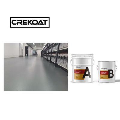 Resistencia Pintura de piso epoxi transparente rígida 2 partes Pintura epoxi resistente a la abrasión