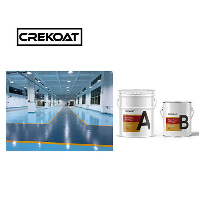 Revestimiento de piso industrial epoxi de pulverización de trabajo pesado de alto brillo y bajo olor