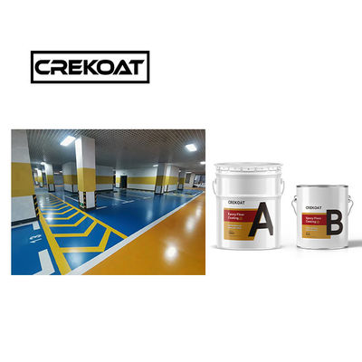 Revestimiento para suelos de epoxi industrial de alto brillo transparente resistente a los químicos