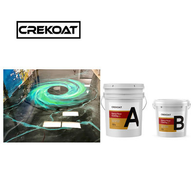 Pintura para suelos metálicos epoxi de pulido Revestimiento epoxi resistente a la abrasión sin costuras