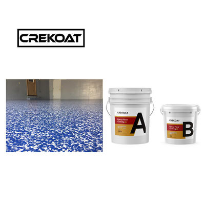 Flake Spray Revestimiento de piso de resina epoxi sin costuras sin burbujas personalizable