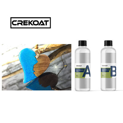 Resina transparente de curado rápido y brillante Resina resistente a los rayos UV Roller Resina epoxi de baja viscosidad