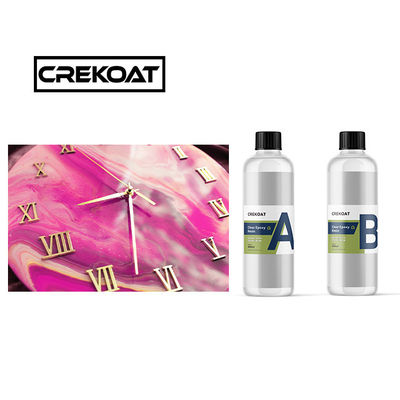 Resina transparente de curado rápido y brillante Resina resistente a los rayos UV Roller Resina epoxi de baja viscosidad