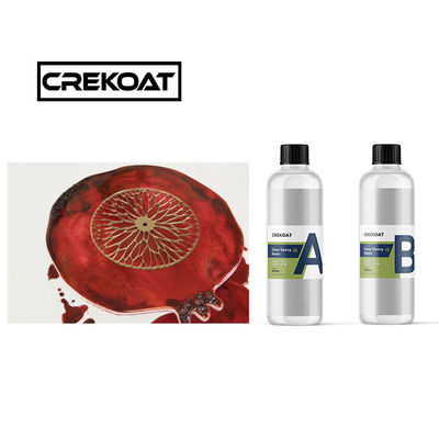 Claridad UV estable Resina epoxi clara inodora sin VOC para la mesa de fundición