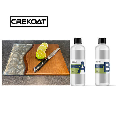 Dureza Bajo olor Resina epoxi clara Durabilidad No tóxica para la fabricación de joyas de arte