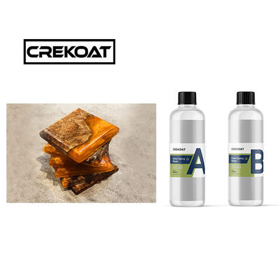 Claridad UV estable Resina epoxi clara inodora sin VOC para la mesa de fundición