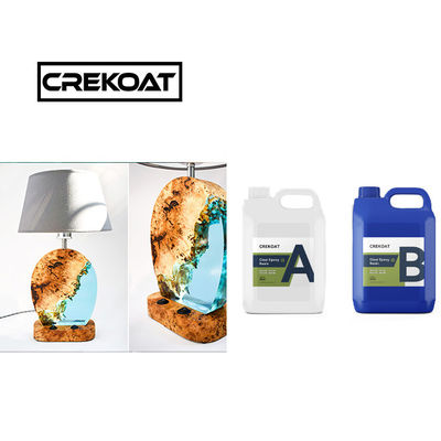 Bajo olor No Voc Art Resistencia al impacto de la resina epoxi para moldes de joyería de mesa de río