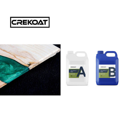 Bajo olor No Voc Art Resistencia al impacto de la resina epoxi para moldes de joyería de mesa de río