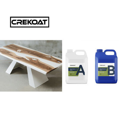 Policolor Exotérmico bajo Depósito profundo Resina epoxi Bajo olor Mesa de río Alto brillo