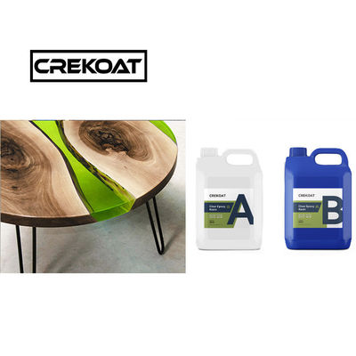 Policolor Exotérmico bajo Depósito profundo Resina epoxi Bajo olor Mesa de río Alto brillo