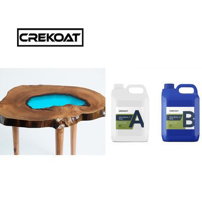 Policolor Exotérmico bajo Depósito profundo Resina epoxi Bajo olor Mesa de río Alto brillo