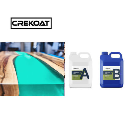 Trabajo de la madera Resistente a los rayos UV Epoxi de la mesa del río Resistencia al impacto de la resina de alto brillo