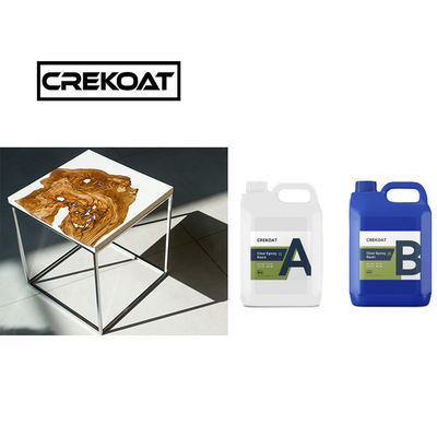 Trabajo de la madera Resistente a los rayos UV Epoxi de la mesa del río Resistencia al impacto de la resina de alto brillo