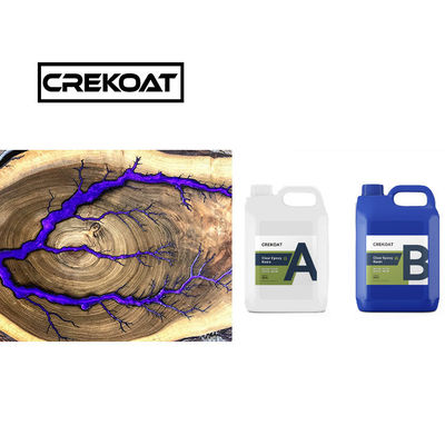 BPA Free Deep Pour Epoxy Resin Clear Casting Art Hard Largo tiempo de trabajo