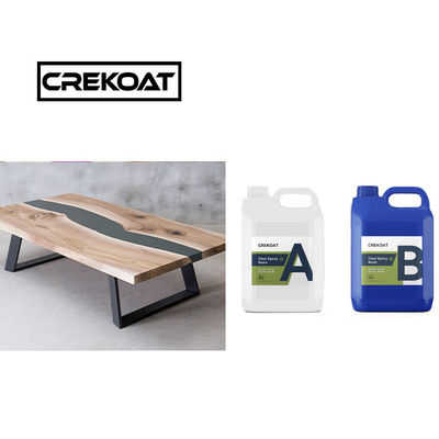 Madera profunda transparente Vertiendo resina epoxi Resistente a los rayos UV fundición profunda duradera