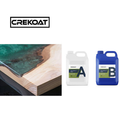 Pegar Dos Componentes Profundo Vertir Resina Epoxi 100% Sólidos Ultra Claros