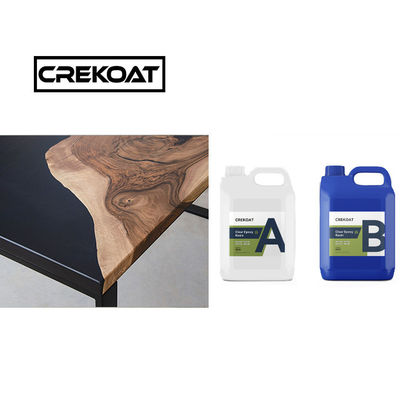 Pegar Dos Componentes Profundo Vertir Resina Epoxi 100% Sólidos Ultra Claros