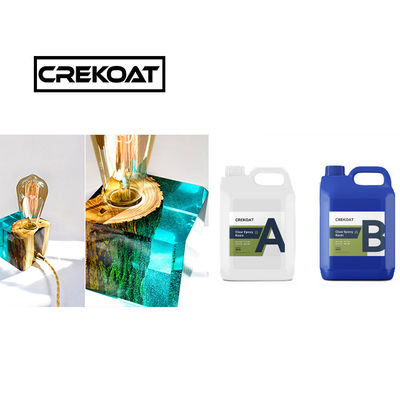 BPA Free Deep Pour Epoxy Resin Clear Casting Art Hard Largo tiempo de trabajo