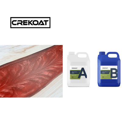 Cristal claro y profundo vertido resina epoxi libre de BPA 3D fundición baja viscosidad