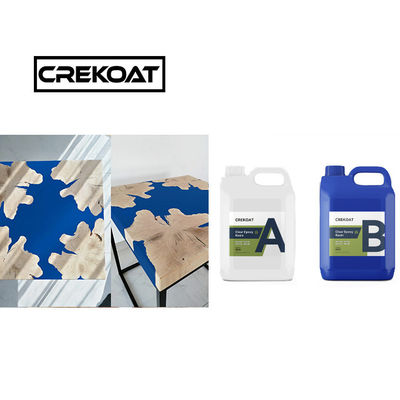 Libre de VOC Resina epoxi clara de la parte superior de la mesa Bajo olor Live Edge Resina epoxi larga cura