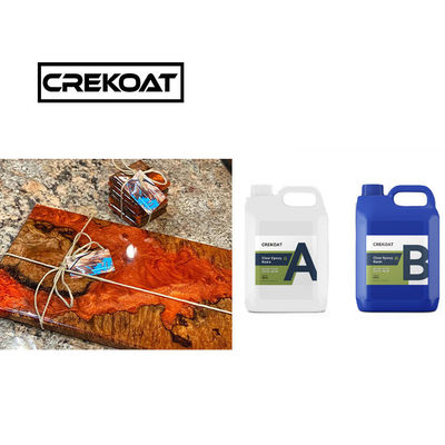 Cristal claro y profundo vertido resina epoxi libre de BPA 3D fundición baja viscosidad