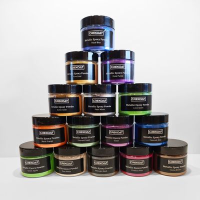 Pintura en polvo de pigmento de resina epoxi brillante de silicona de grado cosmético