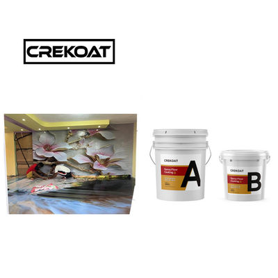 Pintura epoxi transparente de hormigón endurecido Pintura epoxi de hormigón con bajo olor