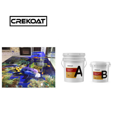 Higiene Eco-amigable Revestimiento de piso de resina epoxi Bajo olor Durabilidad de 3 mm