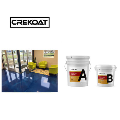 Revestimiento de piso epoxi metálico inodoro Revestimiento de piso epoxi de mármol en aerosol