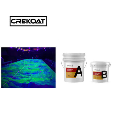 Rollo 100% sólidos Revestimiento de piso epoxi limpiable Revestimiento de piso epoxi puro